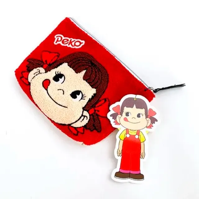 不二家牛奶妹毛茸茸大容量萬用包