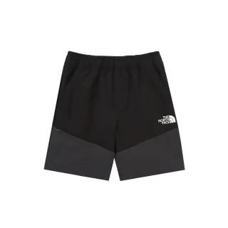 【The North Face 官方旗艦】北面兒童黑色DWR防潑水短褲｜8AY2KT0