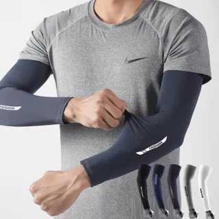 【Porabella】男款 防曬袖套 戶外袖套 露指袖套 防曬冰袖 冰感袖套 騎車袖套 袖套  護袖套UV Gloves