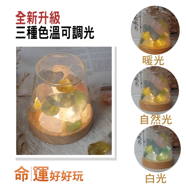 【命運好好玩】李玉珮-五行晶耀補運燈/白晶礦石化煞燈/黃晶礦石聚財燈