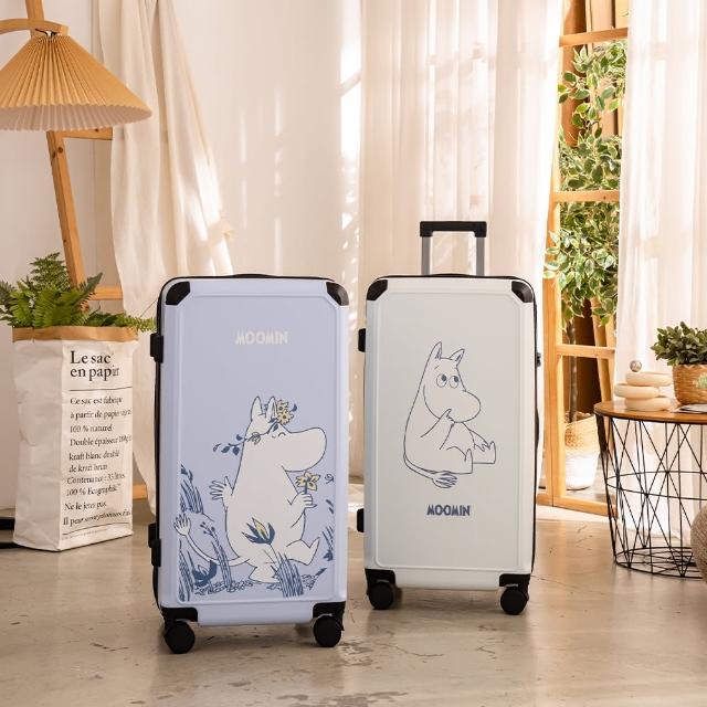 【TLCSTORE】Moomin嚕嚕米姆明28吋行李箱 胖胖箱 旅行箱 拉桿箱(2年保固 海關鎖)