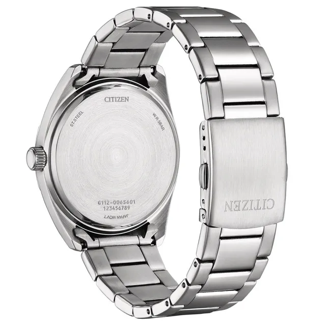 【CITIZEN 星辰】限量 紳士日期手錶-銀/41mm 母親節 禮物 男錶(BI5110-54A)