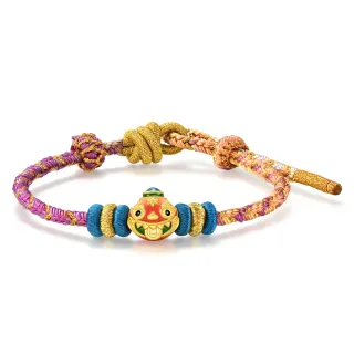 【點睛品】彩繪吞金獸 黃金手繩