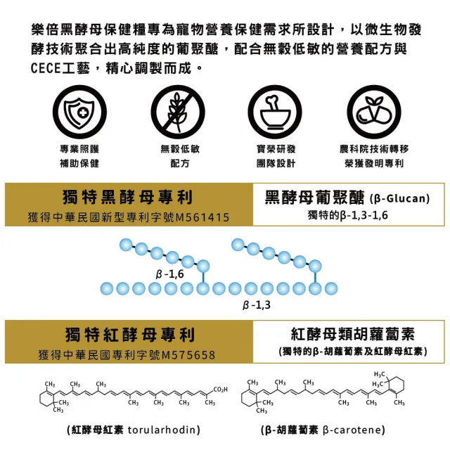 【LaPetz 樂倍】黑酵母無穀保健貓飼料 1.3kgx2入組(貓糧/貓乾糧/免疫保健/挑嘴貓飼料/官方直營)