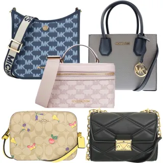 【COACH】COACH X MICHAEL KORS 經典精選化妝盒/斜背包/相機包(多款多色任選)