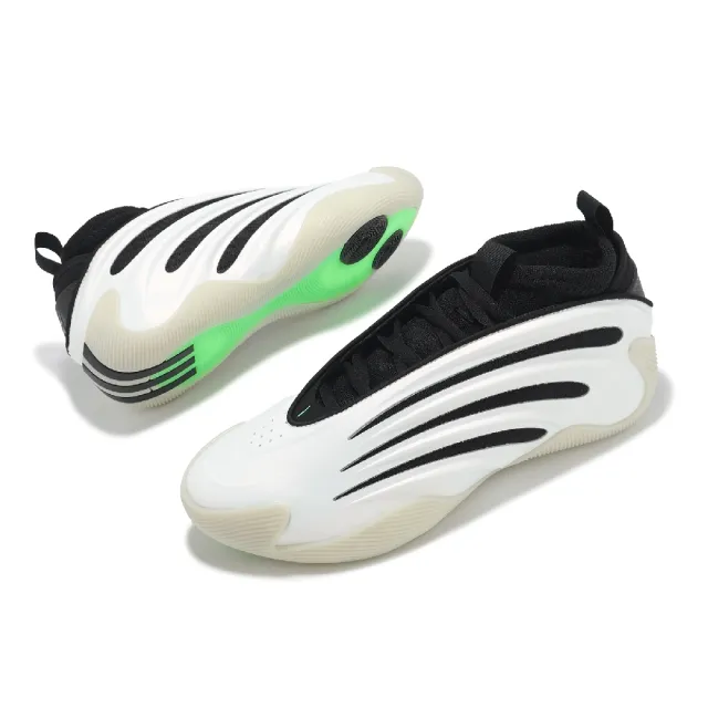 【adidas 愛迪達】籃球鞋 Harden Vol. 9 男鞋 Pearlized 白 黑 9代 緩震 哈登 愛迪達(JR2504)