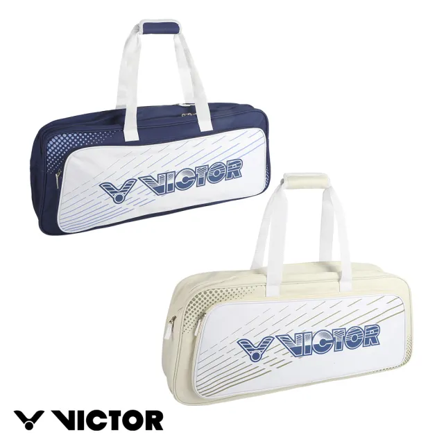 【VICTOR 勝利體育】矩形包 羽球拍包(BR2603 B/H 藍紋石/空想灰)