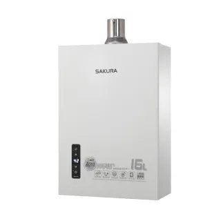 【SAKURA 櫻花】DH1635F  16公升強制排氣熱水器(★櫻花原廠技師基本安裝★)