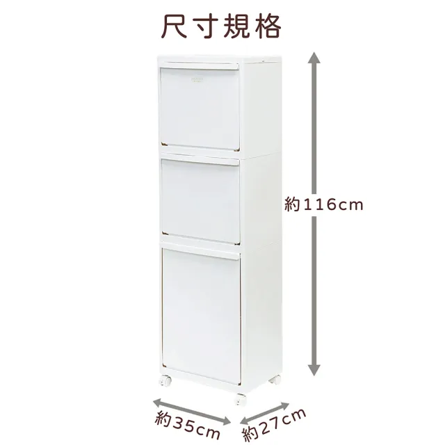 【日本 LIV PLUS】BESTCO Boite 三層分類垃圾桶