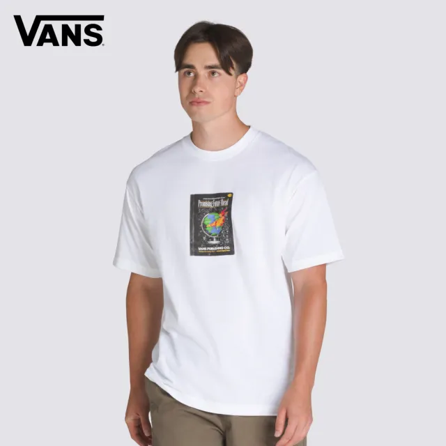 【VANS】官方旗艦 Paperback Writer 白色短袖T恤