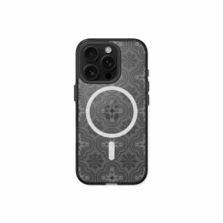 【RHINOSHIELD 犀牛盾】iPhone 14系列 JellyTint  MagSafe兼容 磁吸透明手機殼/壓花玻璃-透明海棠(老屋顏)