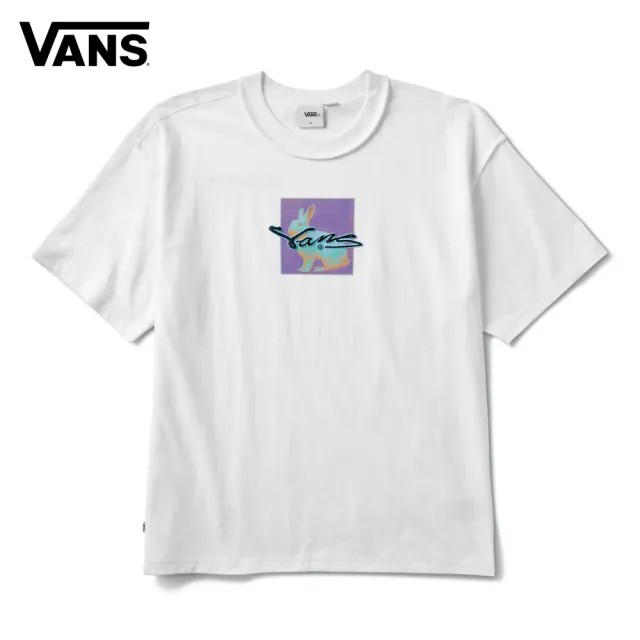 【VANS】官方旗艦 Premium LX Down The Rabbit Hole 白色短袖T恤