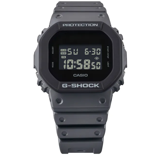 【CASIO 卡西歐】G-SHOCK 街頭運動風電子錶 雙11 送禮(DW-5610UU-8)