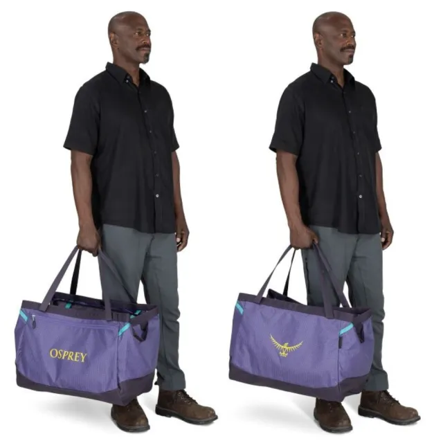 【Osprey】雙11 Transporter Gear Tote 60L 托特包 松葉綠(旅行 戶外 日常使用)