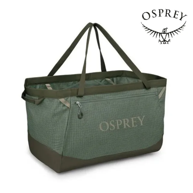 【Osprey】雙11 Transporter Gear Tote 60L 托特包 松葉綠(旅行 戶外 日常使用)