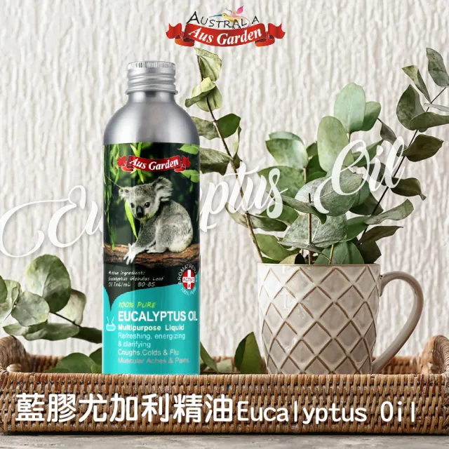 【Ausgarden 澳維花園】大容量 尤加利精油250mlX3/薰衣草/薄荷/茶樹100mlX3
