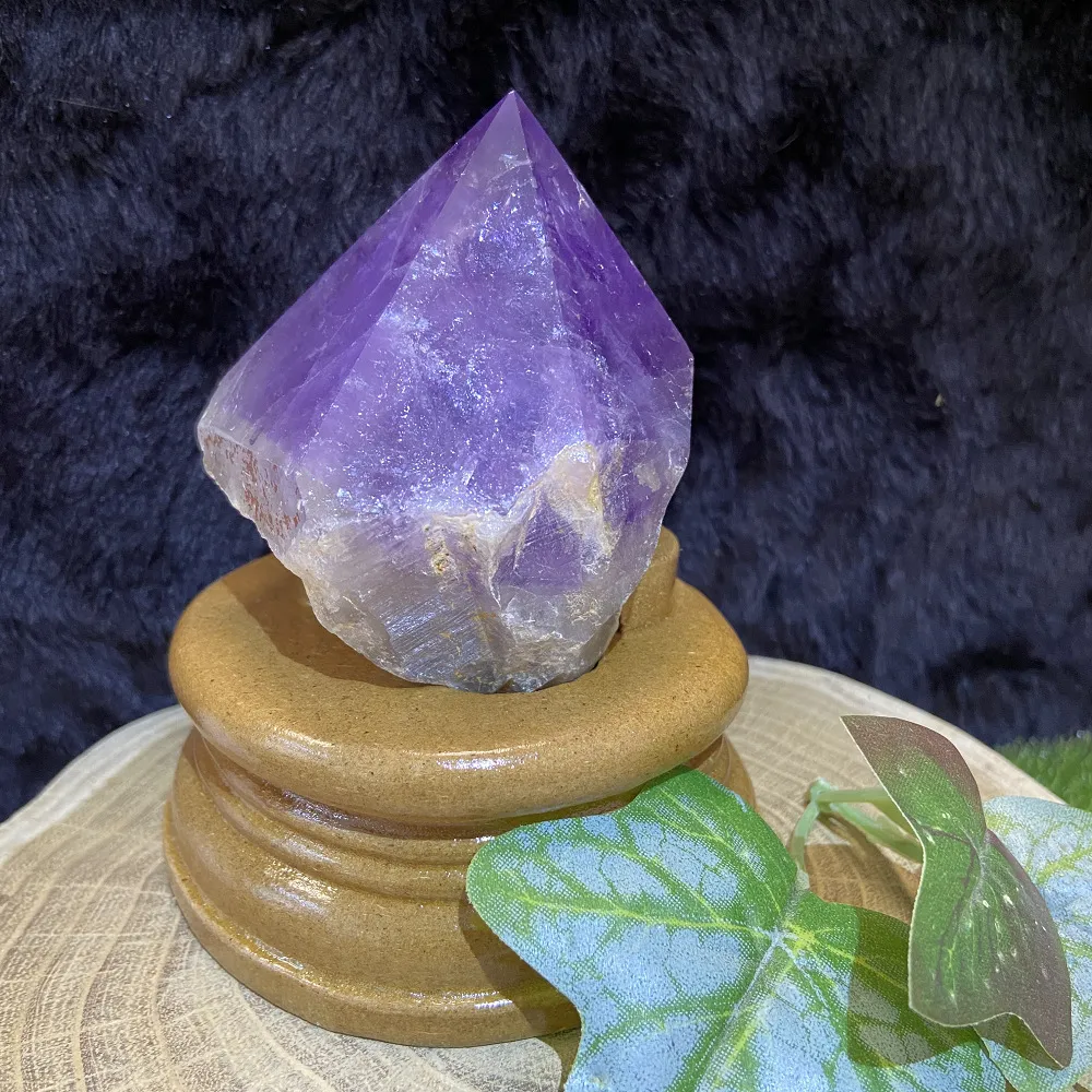 【Cocozy世界水晶原礦】剛果紫晶大牙拋光擺件 02-8(緩和情緒 平衡能量)