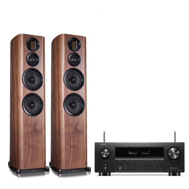 【Denon 天龍】Hi-Fi 兩聲道組合(AVR-X2800H+Wharfedale EVO 4.4 喇叭)