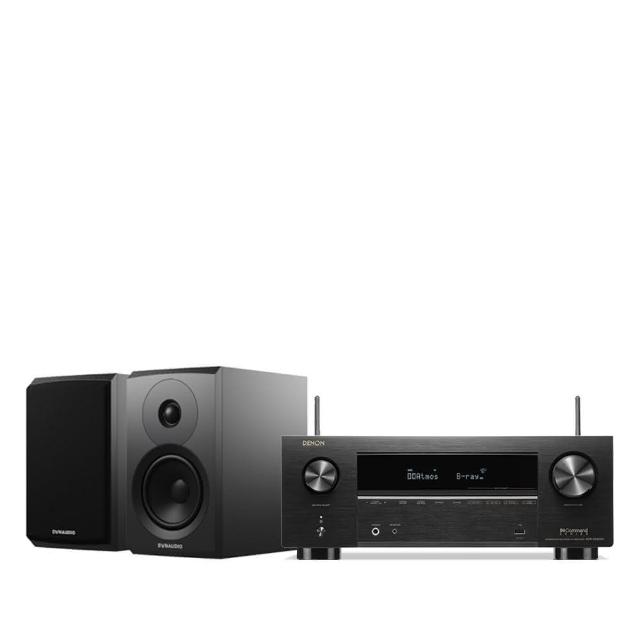 【Denon 天龍】兩聲道音響組合(AVR-X2800H+Dynaudio Emit 10 喇叭)