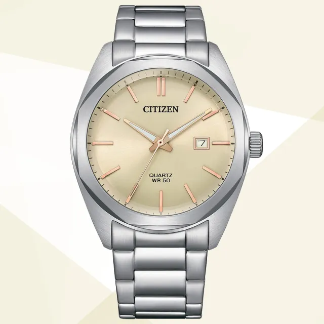 【CITIZEN 星辰】GENTS系列 限量 經典簡約 石英腕錶 錶 手錶 送禮(BI5110-54B)