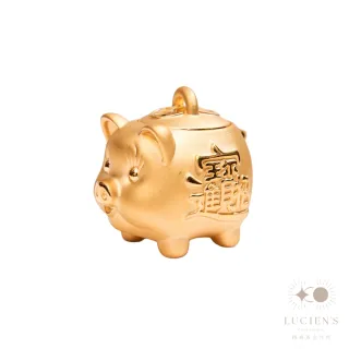 【路森金飾】黃金擺件(大金豬金重:2.76錢+-0.03錢)