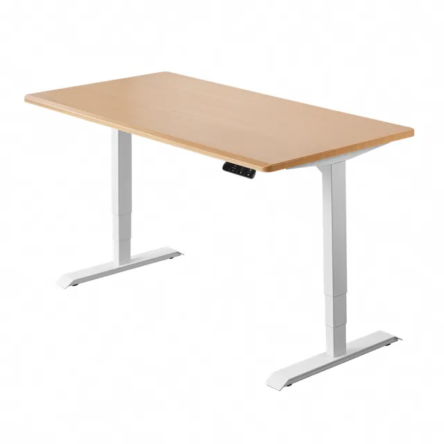 【FUNTE】Prime 電動升降桌/三節式 150x80cm 四方桌板 八色可選(辦公桌 電腦桌 工作桌 書桌)