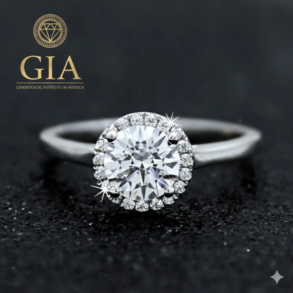 鉅曜】GIA 1克拉圓夢系列鑽石戒指-任選(培育鑽石18K) - momo購物網 