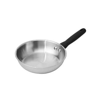 【MEYER 美亞】銀月系列不鏽鋼鍋平底鍋20cm(瓦斯爐/IH/電磁爐/洗碗機 適用)