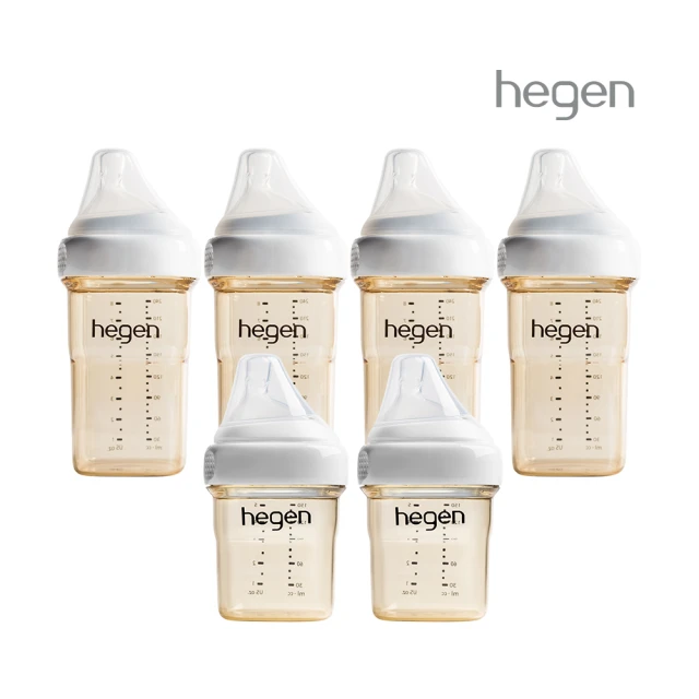 【hegen 總代理】明星六支組(150ml雙瓶+240ml雙瓶 x2)