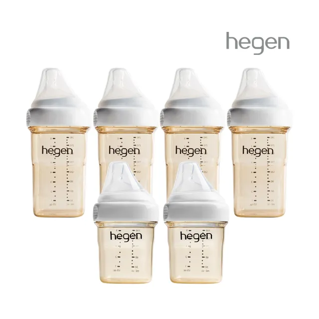 【hegen】總代理｜明星六支組(150ml雙瓶+240ml雙瓶 x2)