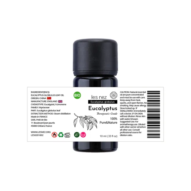 【Les nez 香鼻子】天然單方藍膠尤加利純精油 100ML(天然芳療等級)