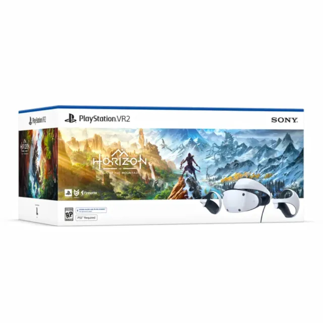SONY 索尼】PlayStation VR2(PS VR2《地平線山之呼喚》組合包