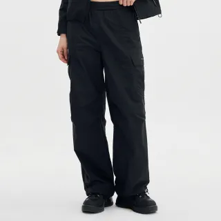 【Discovery Expedition】女版工裝褲 休閒長褲 抗UV 防潑水功能(DWPT7F053-BKS)