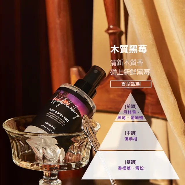 【BANANAL】韓國胺基酸頭髮身體香氛噴霧2入(125ml/清新舒緩/可當香水使用)