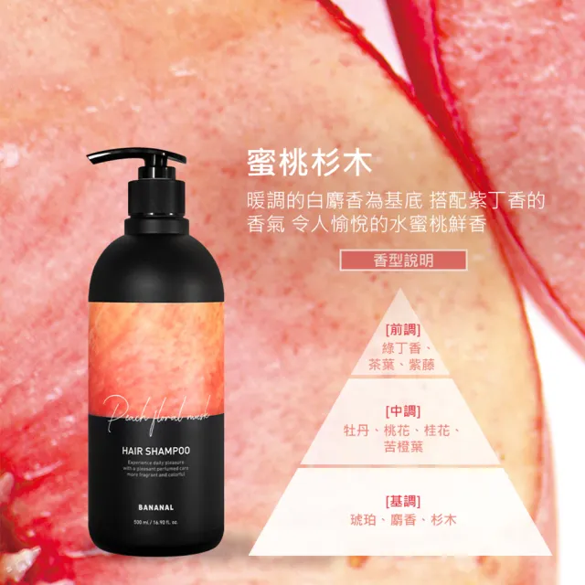 【BANANAL】韓國胺基酸香氛洗髮精/潤髮乳500ml任選1入(蛋白質調理/溫和弱酸性配方/水潤感質地)