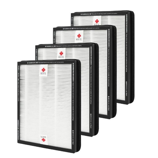 【蟎著媽】複合式濾網4入優惠組(適用 3M B90DC-ORF FA-B90DC B90DC B90 寶寶機 空氣清淨機)