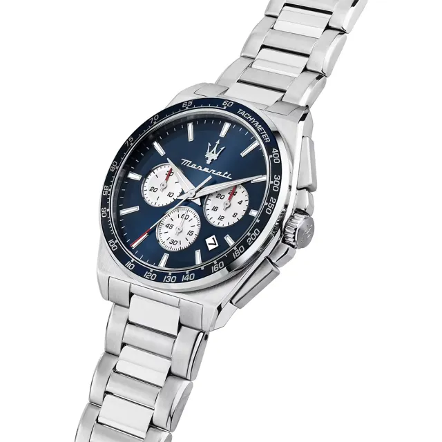 【MASERATI 瑪莎拉蒂】Velocit 系列 三眼計時手錶-43mm 送禮 禮物 推薦(R8873652005)
