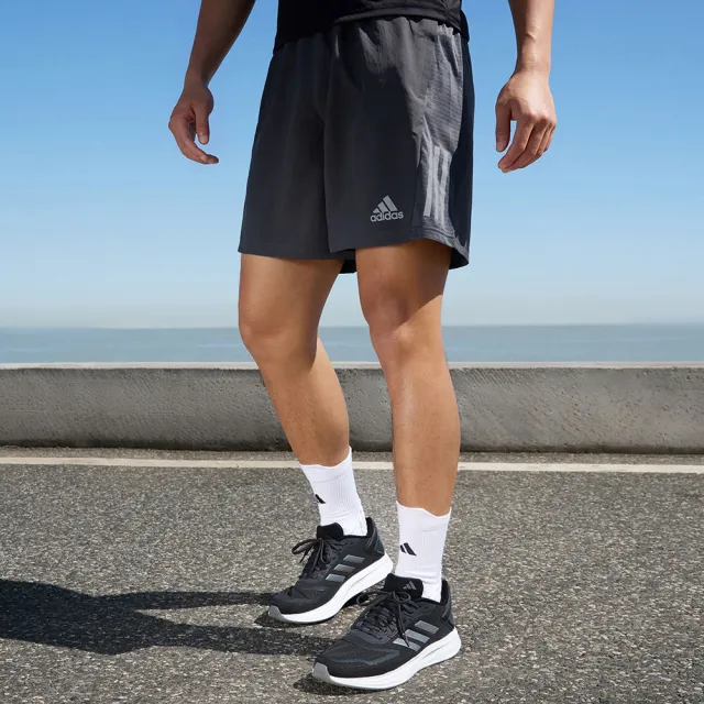 【adidas 愛迪達】運動短褲 吸濕排汗 男 HB7454