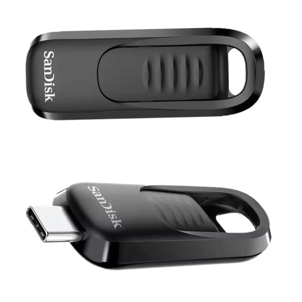 【SanDisk 晟碟】[極速升級 全新版] 1TB Ultra Slider Type-C™ 隨身碟(高速讀取400MB/s 原廠5年保固)