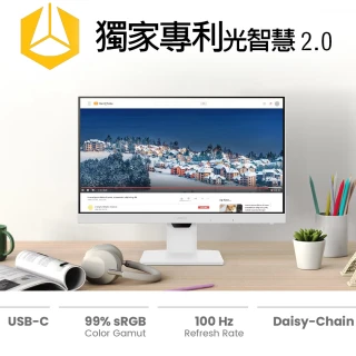 【BenQ】GW2786TC 27吋 FHD光智慧護眼螢幕(IPS/HDMI/DP/Type-C)