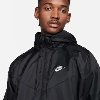 【NIKE 耐吉】外套 男款 風衣外套 連帽外套 運動 AS M NK WVN LND WR HD JKT 黑 DA0002-010