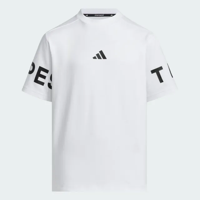【adidas 愛迪達】短袖上衣 T恤 童裝 JM4581