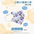 【淨新】5-10歲兒童 3D立體醫療用口罩(50入/盒 細繩不勒耳 口罩國家隊)