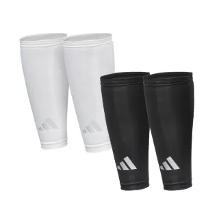 【adidas 愛迪達】吸濕排汗壓縮小腿套(黑/白)