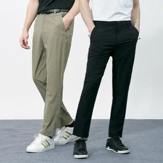 【pierre cardin 皮爾卡登】網路獨家 男款 機能彈力涼爽速乾休閒褲(四色任選)