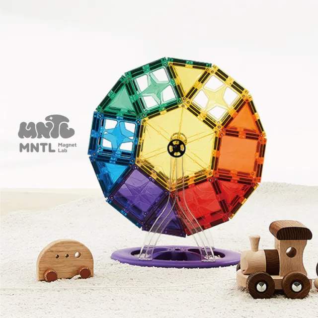 【MNTL】摩天輪組合 Ferris Wheel Pack 磁力片 46pcs(磁力片組合 禮盒首選 擺設)