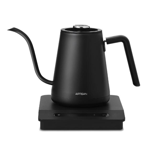 【Artisan 奧堤森】溫控手沖細口快煮壺-黑(KT0801)