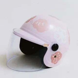 【hahababy】兒童安全帽-粉紅心花開(MIT台灣製作/經典花色)