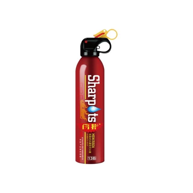 【RoLife 簡約生活】便攜式水基泡沫型小型滅火器-3入組(家用/車用/多功能/外出)