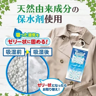 【台隆手創館】日本白元Dry & Dry Up吊掛式除濕包-衣櫥專用-2入裝(除濕劑)
